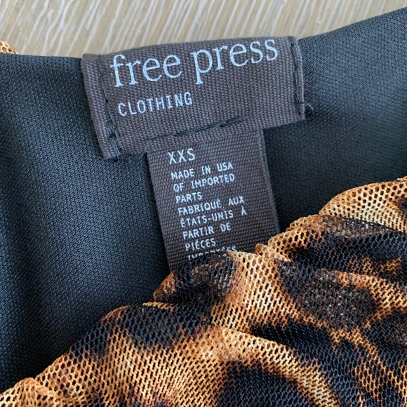 Free Press Leopard Print Crop Top - Picture 4 of 5